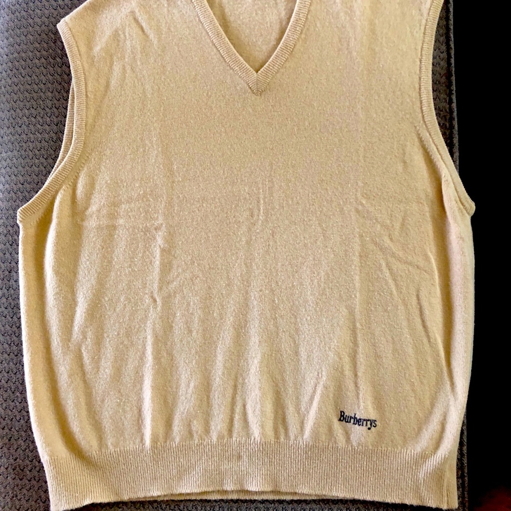 Burberry lambs wool vest